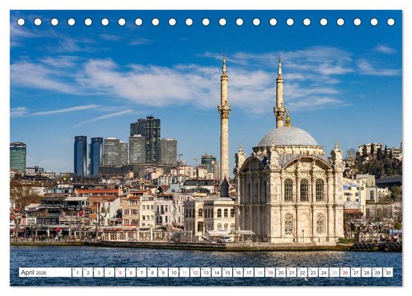 Produktbild: Istanbul - Faszination Moschee (Tischkalender 2026 DIN A5 quer), CALVENDO Monatskalender