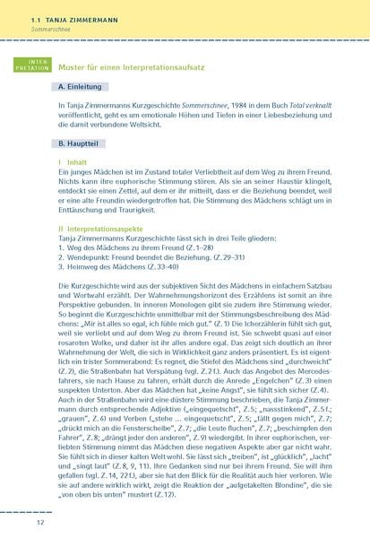 Produktbild: Moderne Kurzgeschichten interpretiert