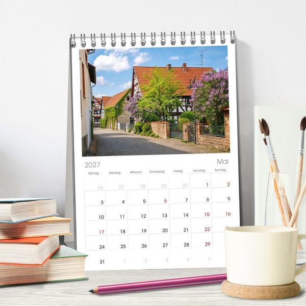 Produktbild: Tischplaner 2027 - Gelnhausen Meerholz und Hailer (A5 Tischkalender zum Aufstellen) CALVENDO