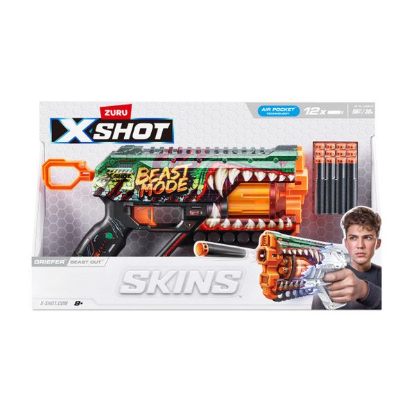 Produktbild: XSHOT - Skins Griefer Beast Out Blaster mit Darts