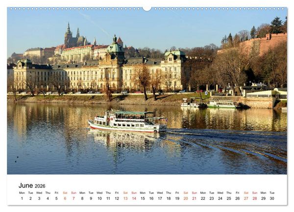 Produktbild: Walking around Prague (High Quality Premium Wall Calendar 2026 DIN A2 landscape),CALVENDO 12 Month Wall Calendar