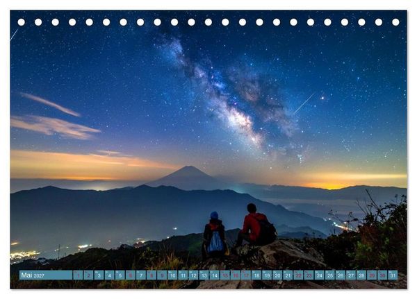 Produktbild: Die Sehnsucht nach den Sternen (Tischkalender 2027 DIN A5 quer), CALVENDO Monatskalender