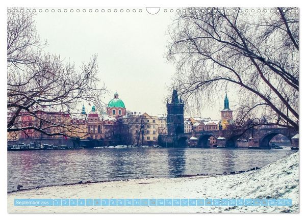 Produktbild: Winter in Prague (Wall Calendar 2026 DIN A3 landscape), CALVENDO 12 Month Wall Calendar