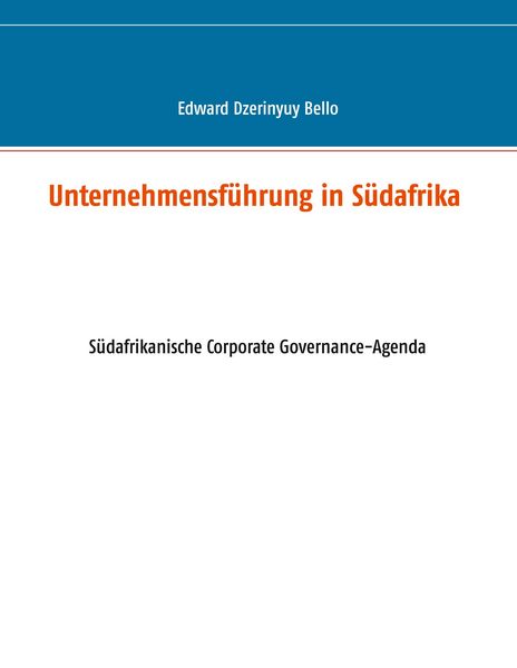 Produktbild: Unternehmensf&uuml;hrung in S&uuml;dafrika
