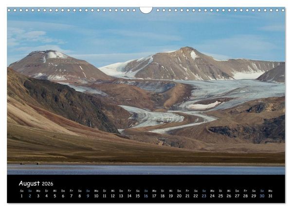 Produktbild: Spitzbergen (Wandkalender 2026 DIN A3 quer), CALVENDO Monatskalender