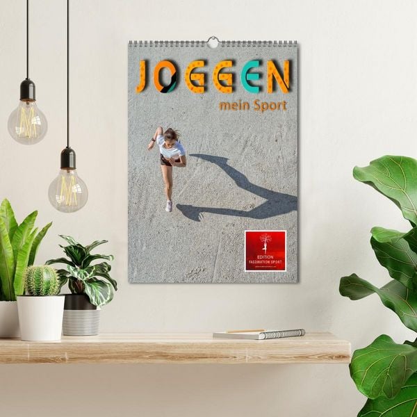 Produktbild: Joggen - mein Sport (Wandkalender 2026 DIN A3 hoch), CALVENDO Monatskalender