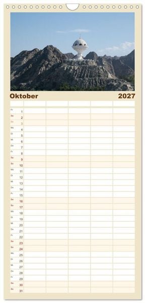 Produktbild: Familienplaner 2027 - Faszinierender Oman mit 5 Spalten (Wandkalender, 21 x 45 cm) CALVENDO