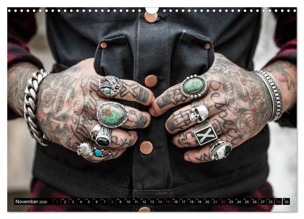 Produktbild: K&ouml;rperkult Tattoo (Wandkalender 2026 DIN A3 quer), CALVENDO Monatskalender