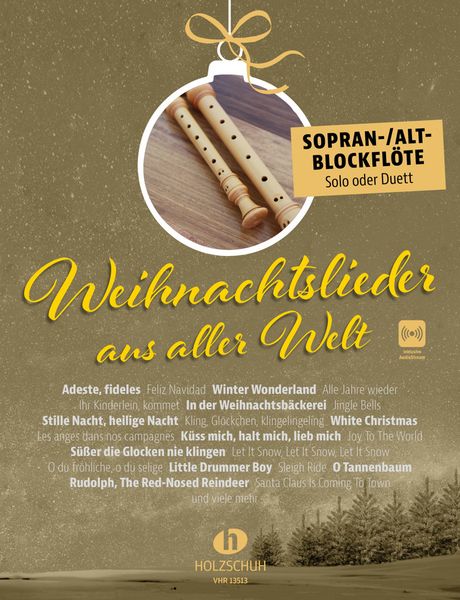 Produktbild: Weihnachtslieder aus aller Welt - Sopran-/Altblockfl&ouml;te