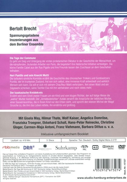 Produktbild: Gro&szlig;es Berliner Theater - Teil 3 - DDR TV-Archiv [3 DVDs]