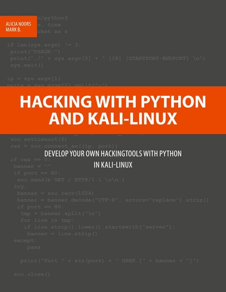 Produktbild: Hacking with Python and Kali-Linux