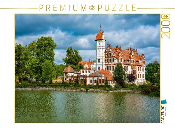 CALVENDO Puzzle Schloss in Basedow | 2000 Teile Lege-Größe 90x67cm Foto-Puzzle für glückliche Stunden