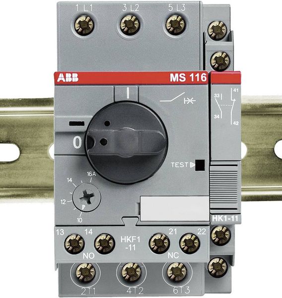 ABB 1SAM 250 000 R1008 MS 116-4 Motorschutzschalter einstellbar 690 V/AC 4A 1St.