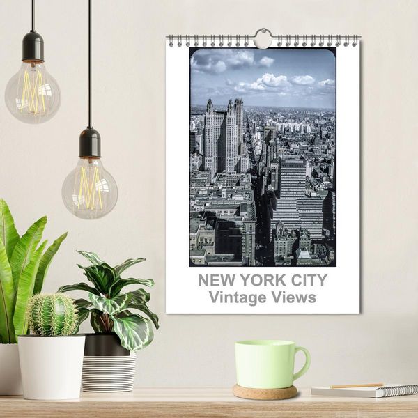 Produktbild: NEW YORK CITY - Vintage Views (Wandkalender 2026 DIN A4 hoch), CALVENDO Monatskalender
