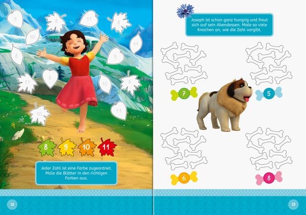 Produktbild: Heidi - Mein Vorschul-Malspaß Erste Zahlen