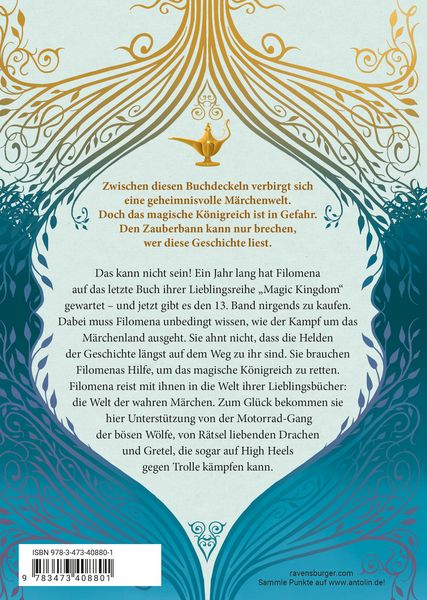 Produktbild: Magic Kingdom. Im Reich der M&auml;rchen, Band 1: Der Fluch der dreizehnten Fee (Abenteuerliche, humorvolle M&auml;rchen-Fantasy)