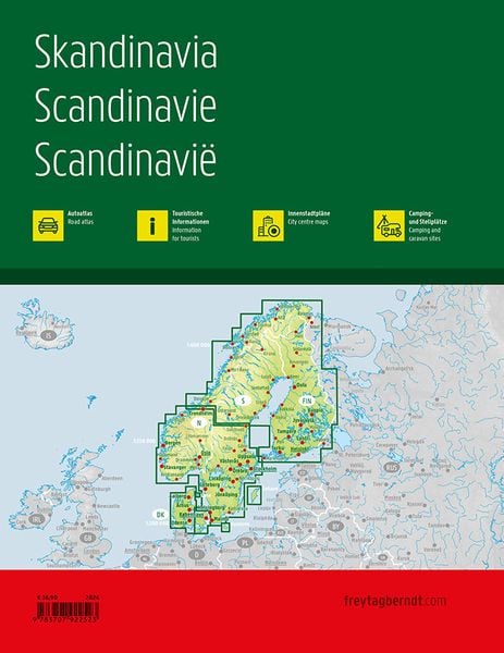 Produktbild: Freytag & berndt Autoatlas Skandinavien 1:200.000