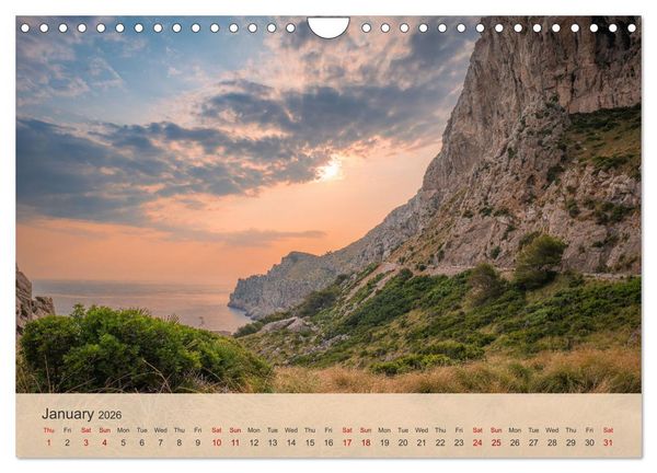 Produktbild: Mallorca - Pearl of the Mediterranean Sea (Wall Calendar 2026 DIN A4 landscape), CALVENDO 12 Month Wall Calendar