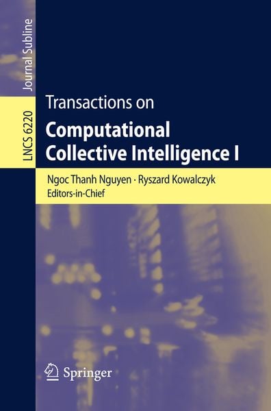 Produktbild: Transactions on Computational Collective Intelligence I