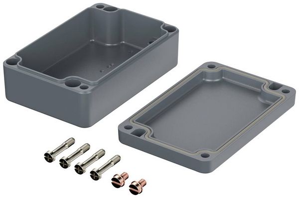 Produktbild: Bopla EUROMAS A 102 01102000 Industrie-Geh&auml;use 98 x 64 x 34 Aluminium Silber-Grau (RAL 7001) 1 St.
