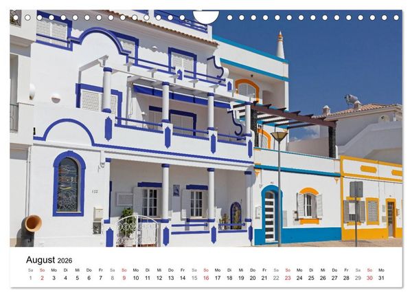 Produktbild: Algarve von Sagres bis Tavira (Wandkalender 2026 DIN A4 quer), CALVENDO Monatskalender