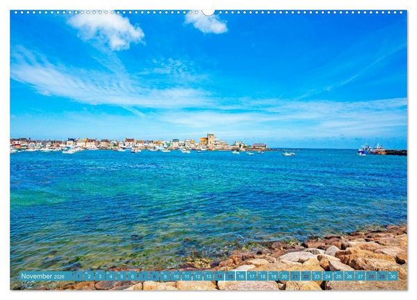Produktbild: Ausblicke am Meer in der Bretagne und Normadie (hochwertiger Premium Wandkalender 2026 DIN A2 quer), Kunstdruck in Hochglanz