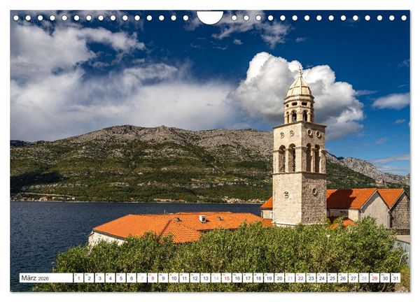 Produktbild: Kroatien - Korcula (Wandkalender 2026 DIN A4 quer), CALVENDO Monatskalender