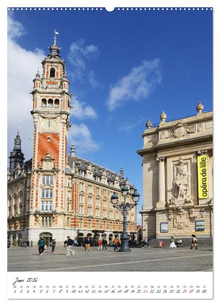 Produktbild: Lille - Faszinierende Metropole (Wandkalender 2026 DIN A2 hoch), CALVENDO Monatskalender