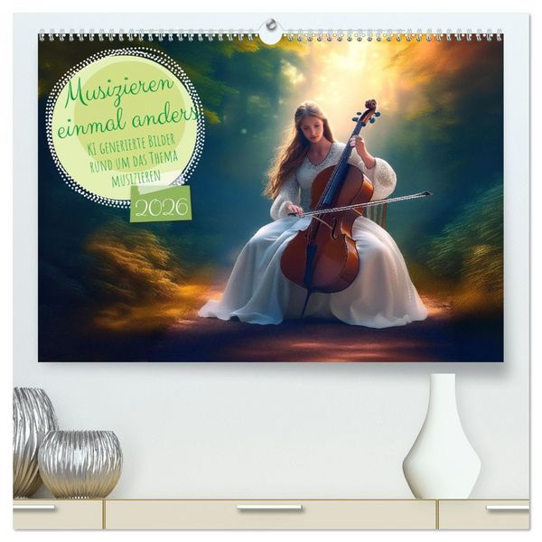 Produktbild: Musizieren einmal anders (hochwertiger Premium Wandkalender 2026 DIN A2 quer), Kunstdruck in Hochglanz