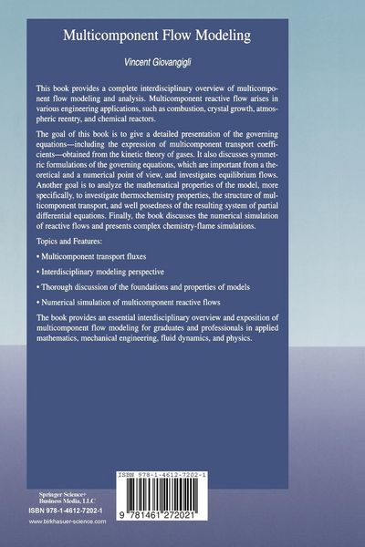 Produktbild: Multicomponent Flow Modeling