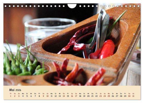Produktbild: thail&auml;ndische K&uuml;che (Wandkalender 2026 DIN A4 quer), CALVENDO Monatskalender