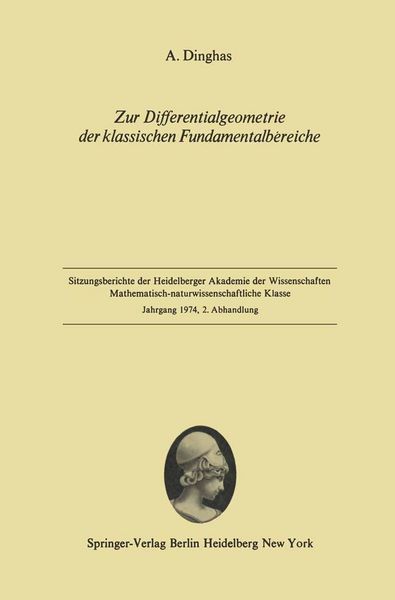 Produktbild: Zur Differentialgeometrie der klassischen Fundamentalbereiche