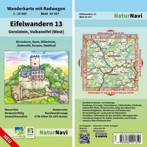 Eifelwandern 13 - Gerolstein, Vulkaneifel (West), Sonstige von , Naturnavi, 978-3-96099-135-9