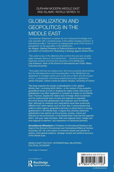 Produktbild: Globalization and Geopolitics in the Middle East