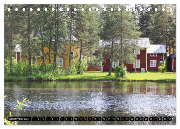 Produktbild: Sommer in Schwedens Lappland (Tischkalender 2026 DIN A5 quer), CALVENDO Monatskalender