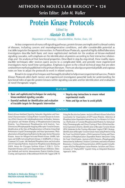 Produktbild: Protein Kinase Protocols