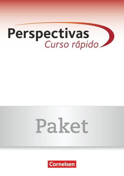 Perspectivas rápido A1/A2 - Kursb. und Sprachtr./2 Bde, Set von Araceli Vicente Álvarez , Gloria Bürsgens, Cornelsen Verlag, 9783060242375