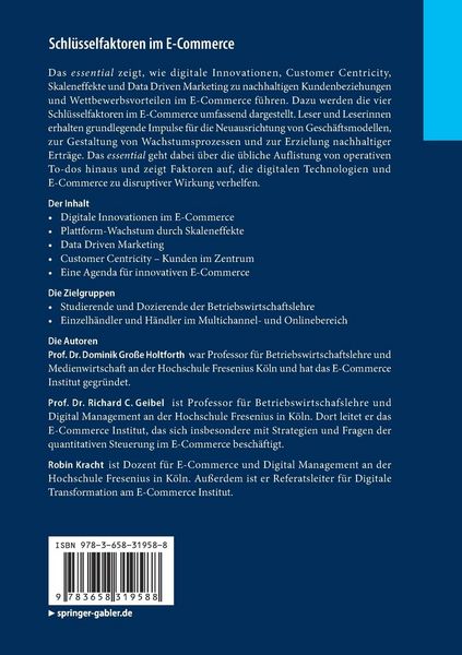 Produktbild: Schlüsselfaktoren im E-Commerce