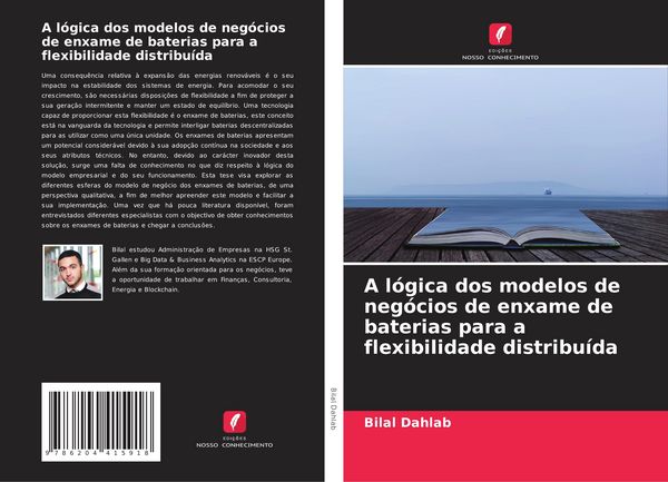 Produktbild: A l&oacute;gica dos modelos de neg&oacute;cios de enxame de baterias para a flexibilidade distribu&iacute;da