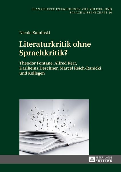Produktbild: Literaturkritik ohne Sprachkritik?