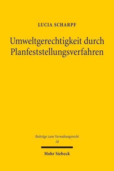 Produktbild: Umweltgerechtigkeit durch Planfeststellungsverfahren