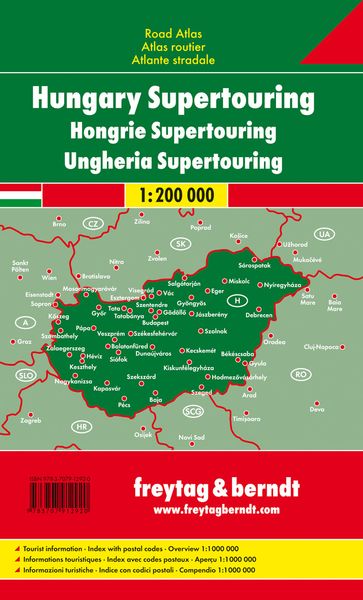 Ungarn Supertouring, Autoatlas 1:200.000