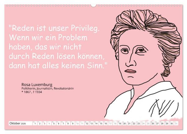 Produktbild: Zitate f&uuml;r Motivation und Perspektivenwechsel (hochwertiger Premium Wandkalender 2026 DIN A2 quer), Kunstdruck in Hochglanz