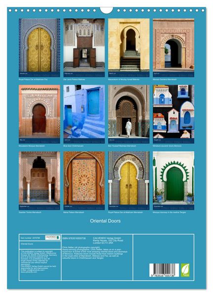 Produktbild: Oriental Doors (Wall Calendar 2026 DIN A3 portrait), CALVENDO 12 Month Wall Calendar