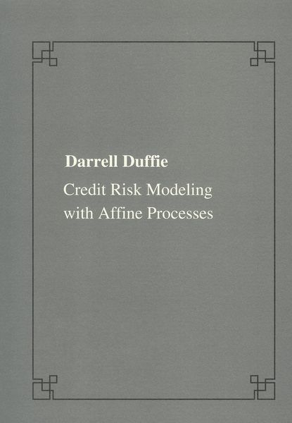 Produktbild: Credit risk modeling with affine processes
