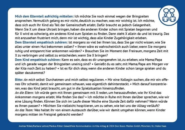 Produktbild: Gewaltfreie Kommunikation im Kita-Alltag