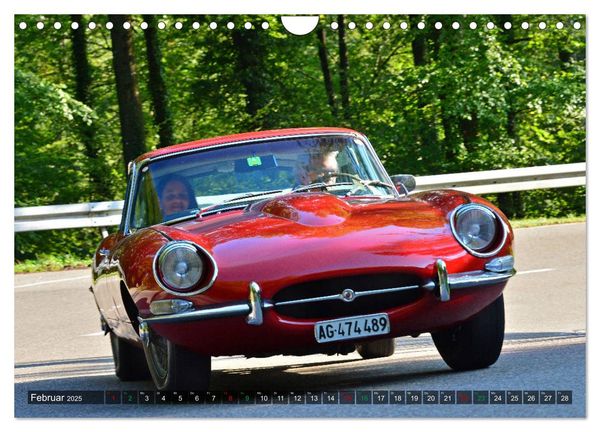 Produktbild: Adel verpflichtet - Englische Oldtimer am Berg (Wandkalender 2025 DIN A4 quer), CALVENDO Monatskalender