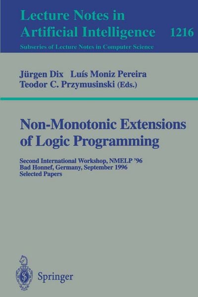 Produktbild: Non-Monotonic Extensions of Logic Programming