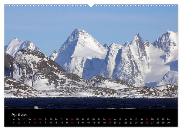Produktbild: Gr&ouml;nland - Der wilde, wei&szlig;e Westen (Wandkalender 2026 DIN A2 quer), CALVENDO Monatskalender