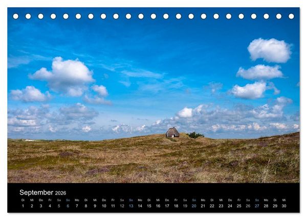 Produktbild: Wolken &uuml;ber D&auml;nemark (Tischkalender 2026 DIN A5 quer), CALVENDO Monatskalender